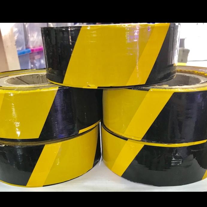 Jual POLICE LINE GARIS PEMBATAS POLISI 2"X300M/SAFETY LINE /HITAM ...