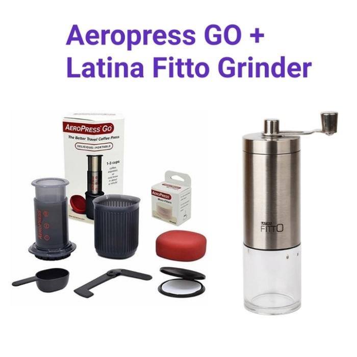 Latina Fitto grinder+kopi paket duo 