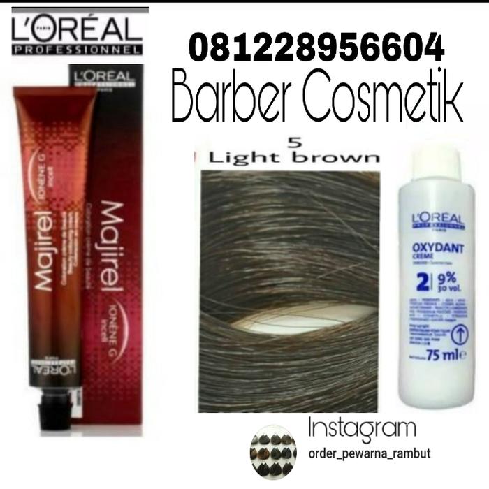 Gambar Loreal majirel pewarna rambut / pilihan warna lihat di varian - 5 Light dari Barber cosmetik undefined Tokopedia