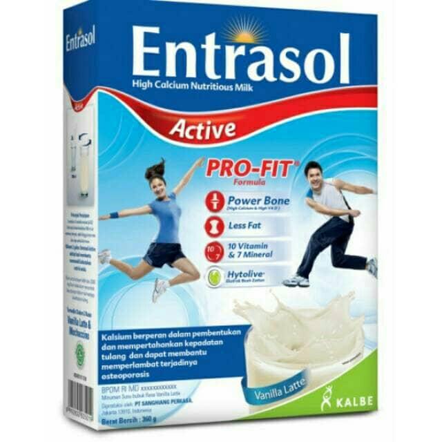Gambar Entrasol Active 360 gr - Vanila dari Toserba AW undefined Tokopedia