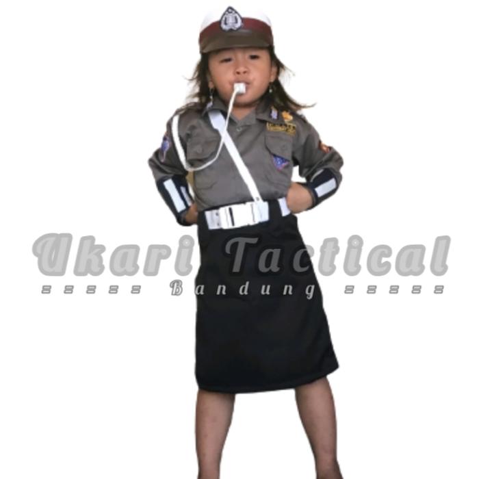 Gambar Kostum polantas sabhara polisi kecil pocil anak baju Fashion - Cewek Rok, M dari Ukari undefined Tokopedia