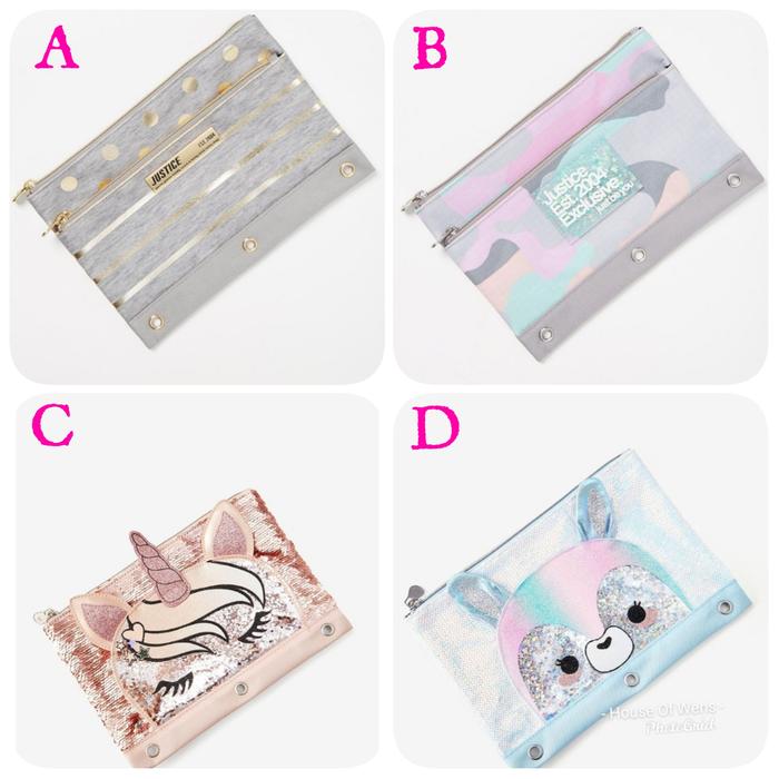 justice panda pencil case