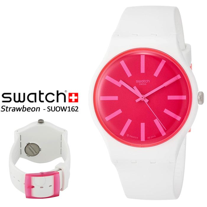 Jual Swatch SUOW162 Strawbeon Original Jam Tangan Wanita Garansi 2 Tahun -  Jakarta Pusat - 100% Swiss Made | Tokopedia
