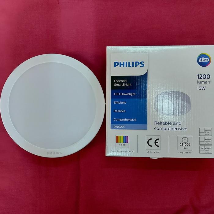Gambar Lampu Downlite/Light Panel LED DN027C 15w OB/OutBow Philips - Kuning dari Pojok Jaya Elektrik undefined Tokopedia