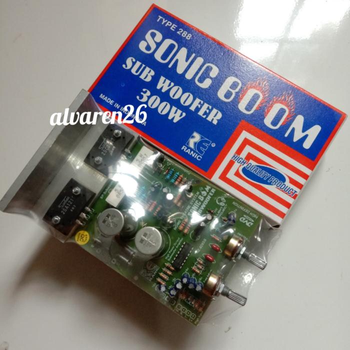 Jual Kit Amplifier Subwoofer SONIC BOOM 