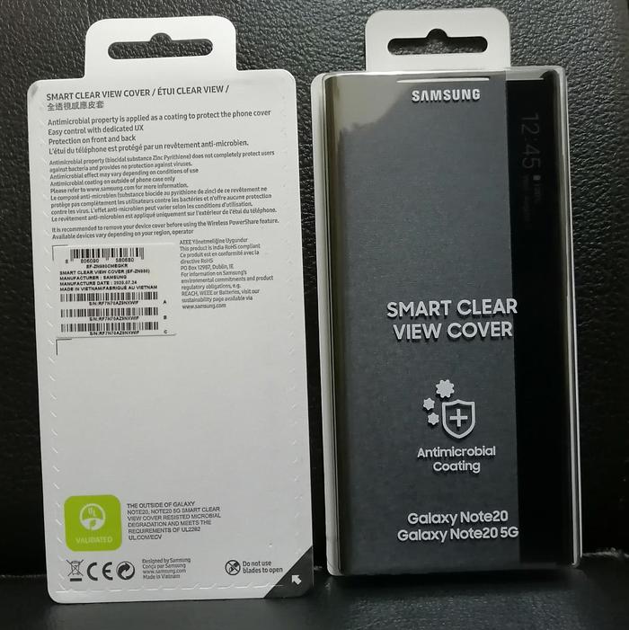 Hotelkalingaashok Galaxy Note 20 Ultra Smart Clear View Cover