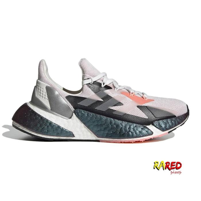 Sepatu Adidas X9000l4 Boost Glow Pinkcrystal Whitesilver Metallic