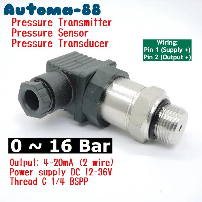 7/16-20 SAE Male Pressure Transmitter 0 to 200 psi 1 to 5VDC Output 7/16-20 SAE Male Pressure Transmitter 0 to 200 psi 1 to 5VDC Output