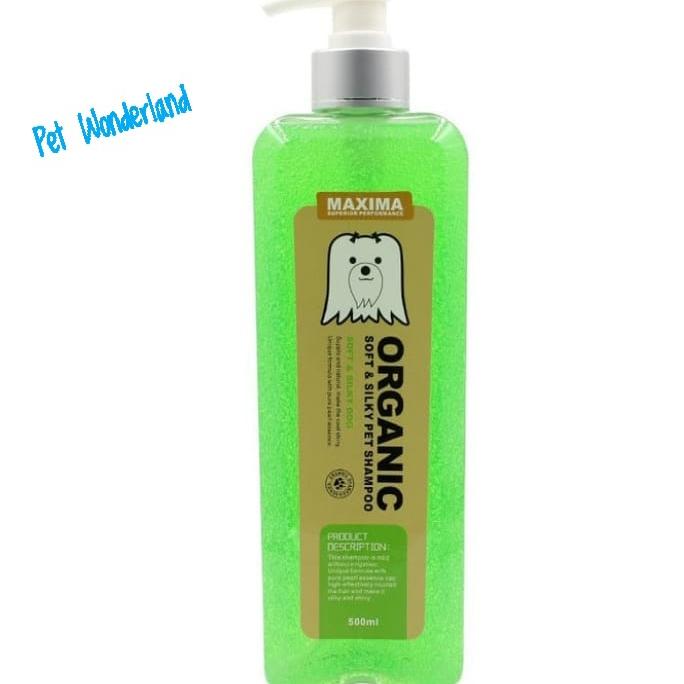 Shampoo Anjing Maxima Organic Soft Silky Shampoo 500ml Wangi 500ml