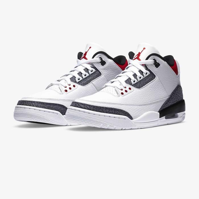 retro 3 red fire