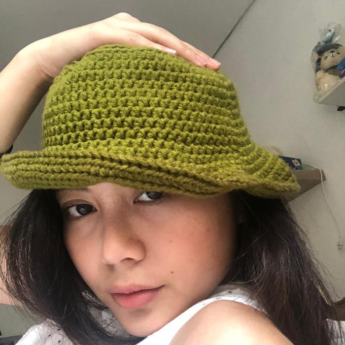 Jual Crochet Bucket Hat - Kota 