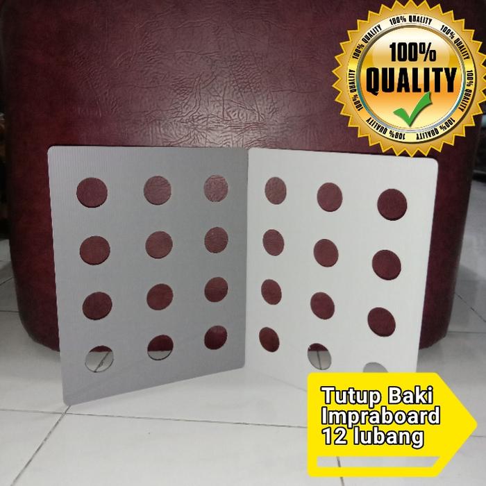 Gambar Tutup baki 12 lubang impraboard hidroponik dari HIDROPONIK.MEDAN undefined Tokopedia