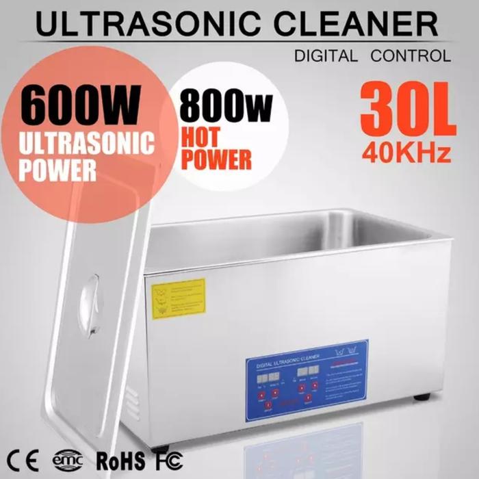 Gambar JPS-100A digital ultrasonic cleaner 30L 600w jewelry component lab etc dari Alish Tech undefined Tokopedia
