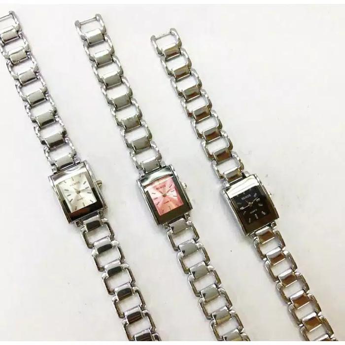 Gambar jam tangan renos original untuk wanita rantai silver bonus baterai - silver 3 dari Allfi jam undefined Tokopedia