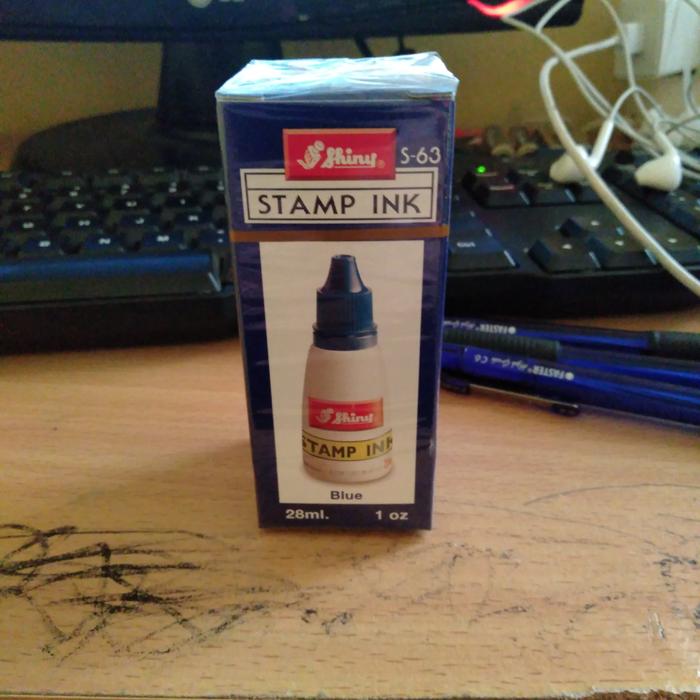 Gambar Tinta Shiny (Shiny Stamp Ink) S61 - Biru dari pusat stempel jakarta undefined Tokopedia