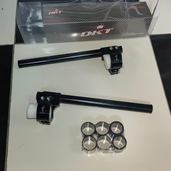 Gambar Stang Jepit cafe racer Kawasaki W175 - Hitam dari Bengkel Teras BEARS undefined Tokopedia