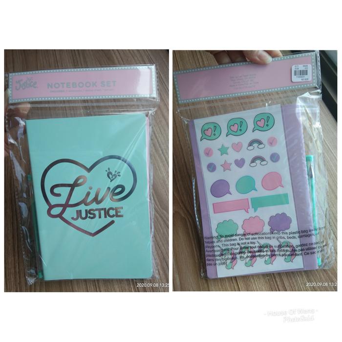 Gambar JUSTICE NOTEBOOK SET - ALAT TULIS SET dari HOUSE OF WENS undefined Tokopedia