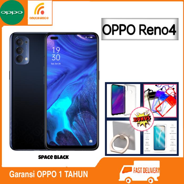 Gambar OPPO RENO4 Ram 8/128GB Garansi Resmi OPPO INDONESIA - Space black dari OVANST0RE undefined Tokopedia