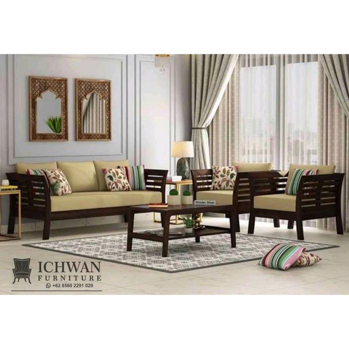 Gambar KURSI TAMU MINIMALIS KURSI TAMU JARI JARI KURSI TAMU MINIMALIS JATI dari ICHWAN FURNITURE JEPARA undefined Tokopedia