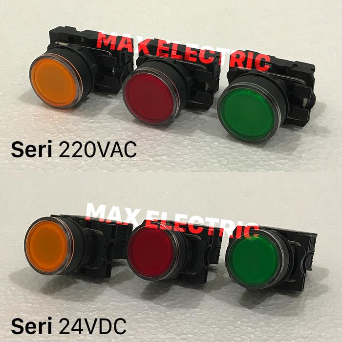 Gambar HOWIG Modular Illuminated Push Button (AC & DC) HIPB Series - Hijau-G220 AC dari Max Electrics undefined Tokopedia