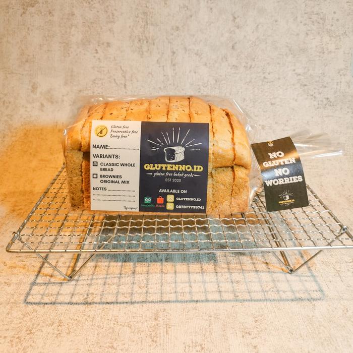Gambar Classic Whole Bread - Roti Tawar Gluten Free - Roti dari Glutenno.id undefined Tokopedia