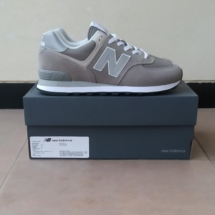 Jual New Balance 574 Classic Grey 