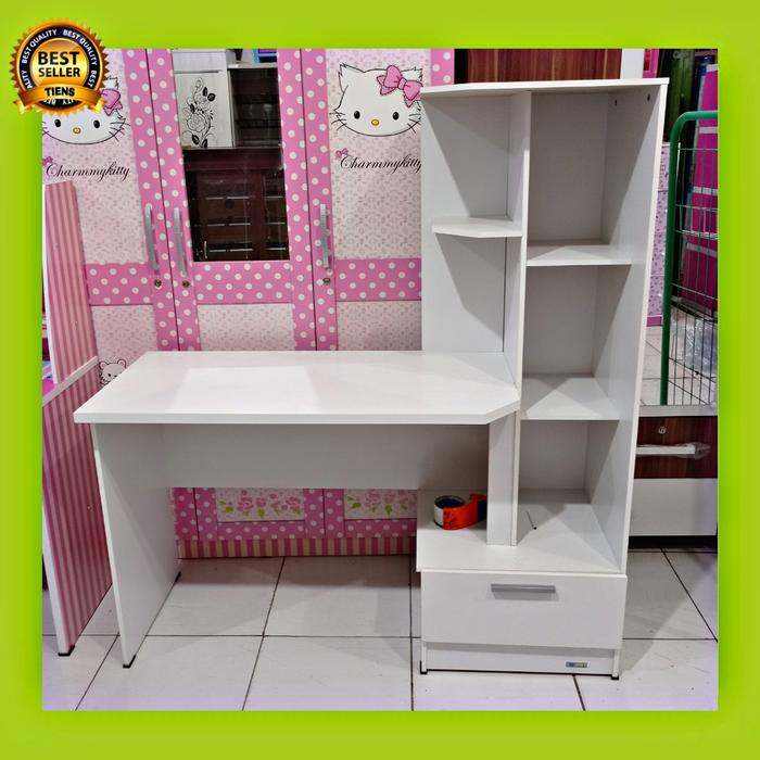 Gambar meja komputer minimalis dari FURNITURE CIKAMPEK undefined Tokopedia