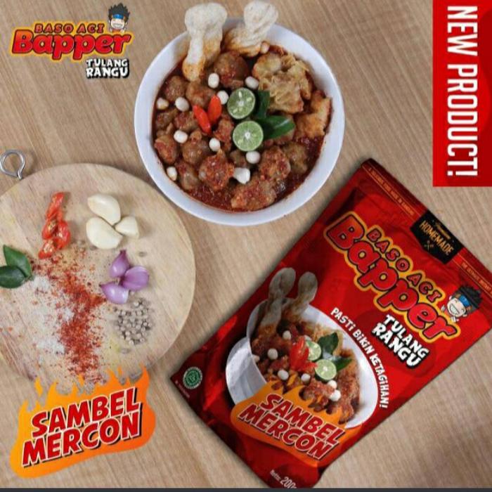 Gambar Baso Aci bapper tulang rangu sambel mercon dari Aisyah Ishaq undefined Tokopedia