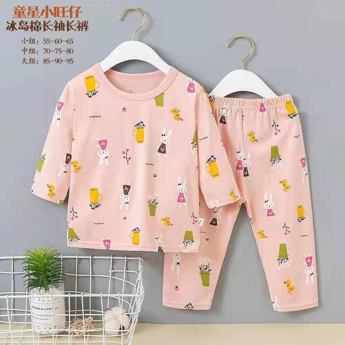 Gambar Baju tidur anak import bahan lycra size 70 75 80 (+/-3-5th) - SWAN, 75 dari reallyprettydress undefined Tokopedia