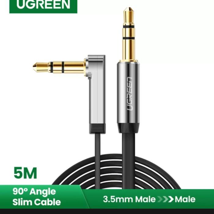Gambar Ugreen Kabel Audio 3.5mm male to cowok aux jack speaker smartphone 5m - 5 METER - 10729 dari KINGBAG OFFICIAL STORE undefined Tokopedia