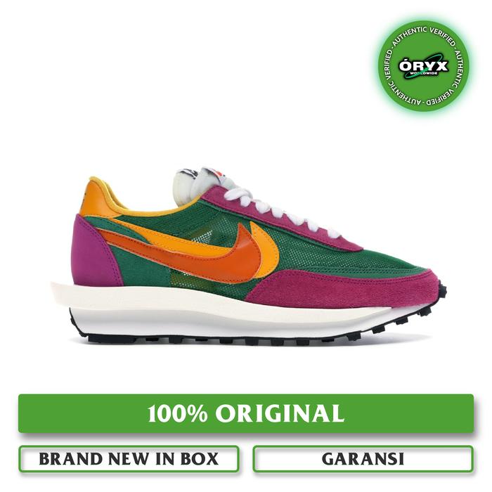 nike waffle sacai purple
