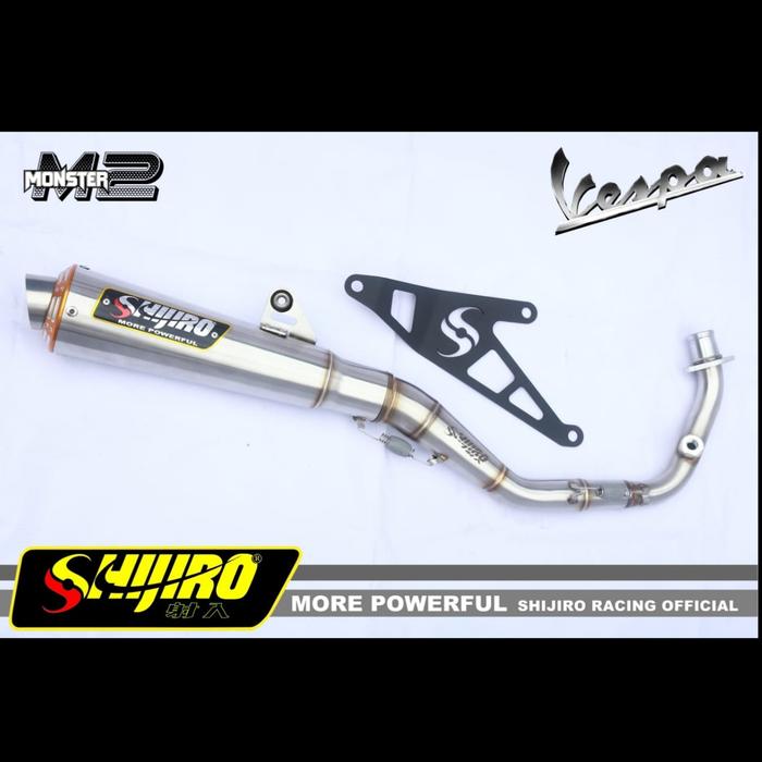 Gambar Knalpot Vespa Matic 150 type M2 Shijiro Racing dari SHIJIRO RACING STORE undefined Tokopedia