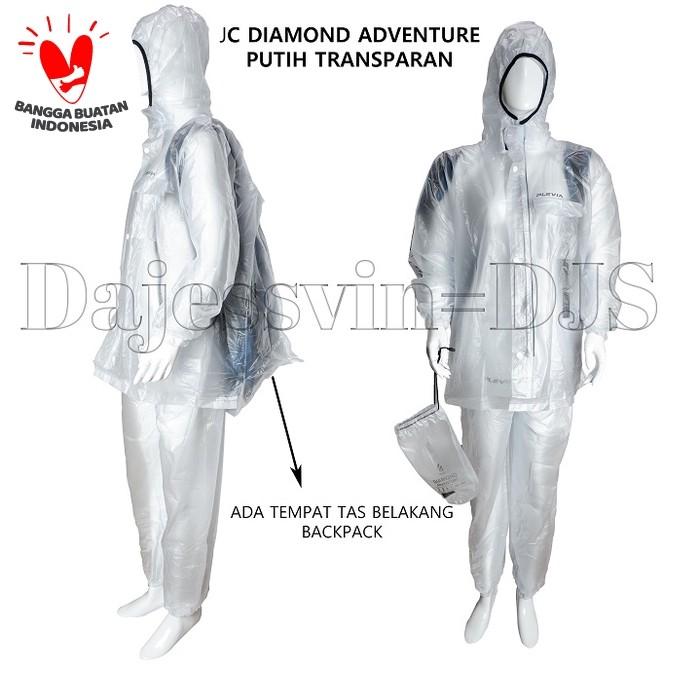 Gambar Jas Hujan Mantel Mantol Hujan Celana Dewasa Pria Wanita Plevia BP7001 Diamond ADVENTURE BackPack Anti Rembes Tahan Tembus Air - Putih dari Juragan Online 99_NEW undefined Tokopedia