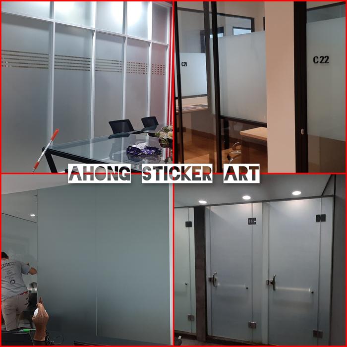 Gambar STICKER SANDBLAST/STIKER KACA SANDBLAST/STICKER SANDBLAST WARNA - sandblas polos dari STIKER KACA FILM RUMAH GEDUNG undefined Tokopedia