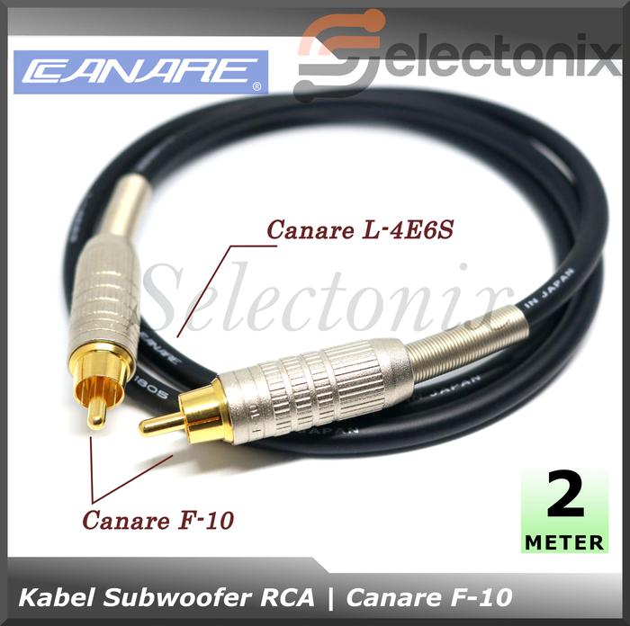 Gambar [2m] Kabel Audio RCA Canare F-10 / Subwoofer Cable dari Selectonix undefined Tokopedia