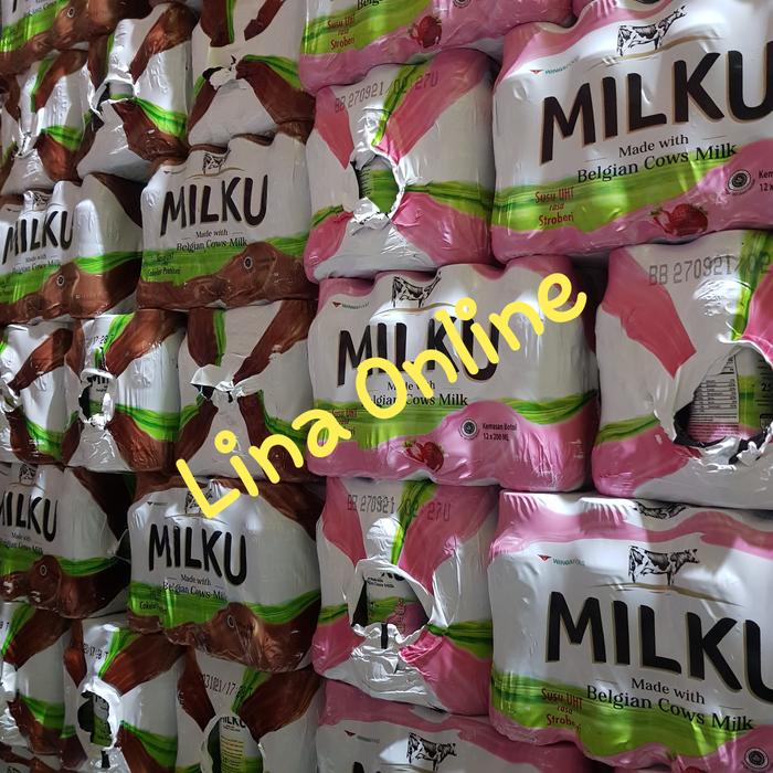 Gambar Milku Susu Coklat uht 200ml Rasa Cokelat 1 Dus Isi 12 botol dari Lina Online undefined Tokopedia