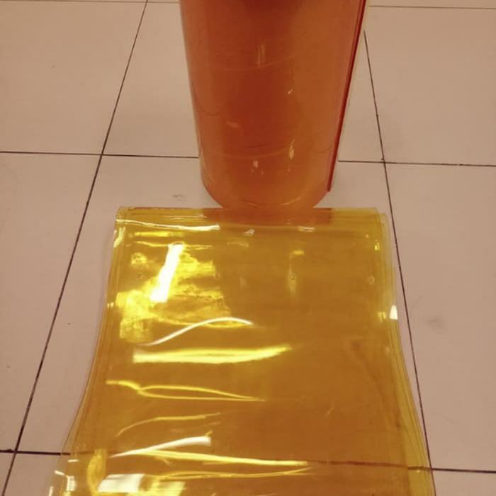Gambar PVC curtain kuning meteran/ yellow tebal 2mmx20mm/1m dari TEHNIK MAKMUR undefined Tokopedia