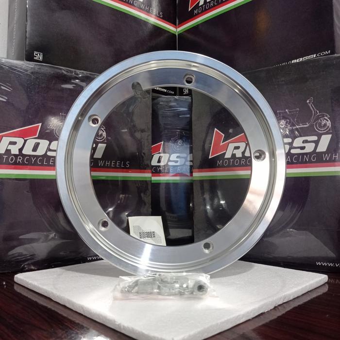 Gambar Velg Tubeless VRossi R10 Original Vespa px ps excel exclusive sprint - Silver NC dari Scooterus96 undefined Tokopedia