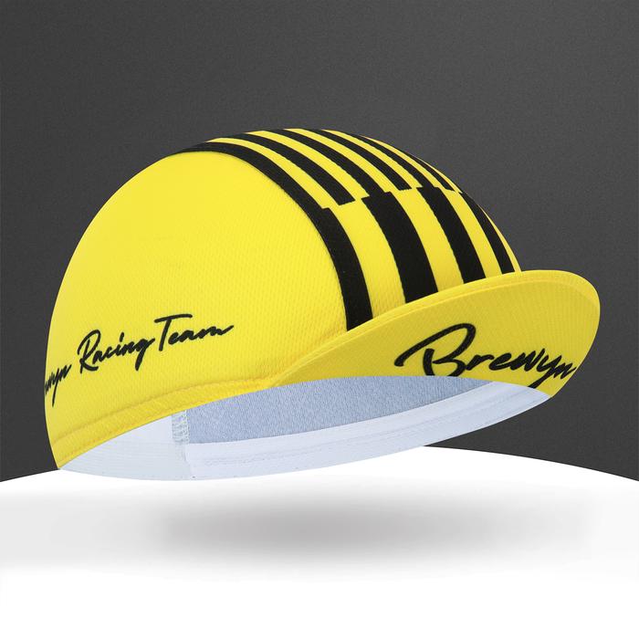 Gambar Topi sepeda : BREWYN VOLKLAND - cycling cap topi gowes - FREE BOX ! - YELLOW dari Toko 1973 undefined Tokopedia