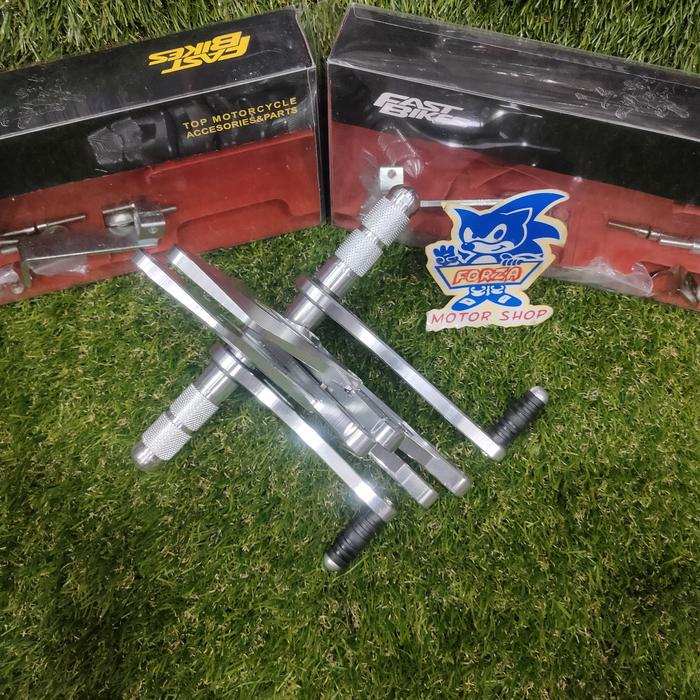 Gambar Underbone Footstep FastBikes Ninja 150 RR Mono SS 2 Tak Full CNC M.Nui - Putih dari FORZA MOTOR SPORT undefined Tokopedia