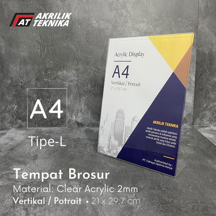 Jual Tempat Brosur Tent Holder Tent Card Akrilik Display Ukuran A4 Jakarta Selatan Akrilik Teknika Tokopedia Jual Tempat Brosur Tent Holder Tent Card Akrilik Display Ukuran A4 Jakarta Selatan Akrilik Teknika Tokopedia