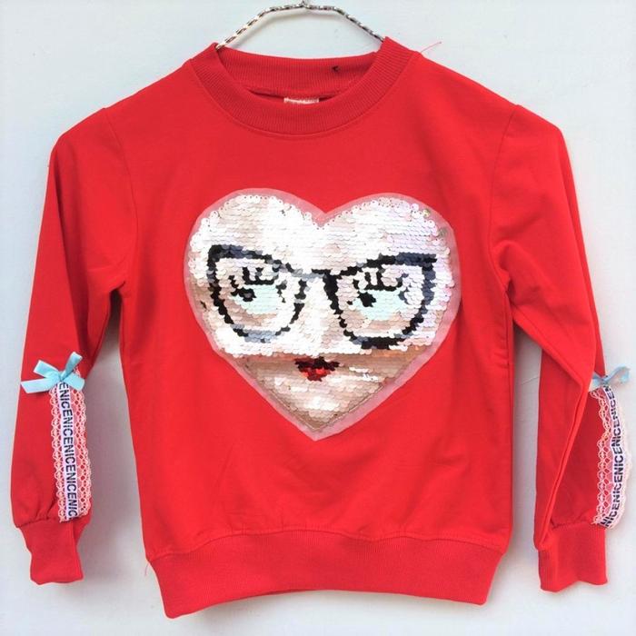 Gambar Baju Kaos Anak Perempuan Lengan Panjang Impor Model Usap 4-5 tahun - Merah dari nadisyastore_ undefined 5 Tokopedia