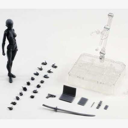 Gambar SHFIGUART BODY CHAN DX SET MANNEQUIN ACTION FIGURE FEMALE MODEL - GRAY - Hitam dari Magaza Online undefined Tokopedia