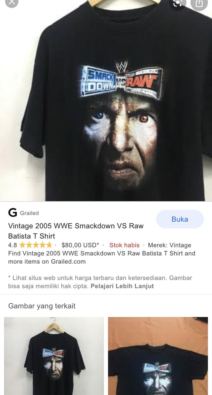 Jual Vintage 2005 WWE Smackdown VS Raw 