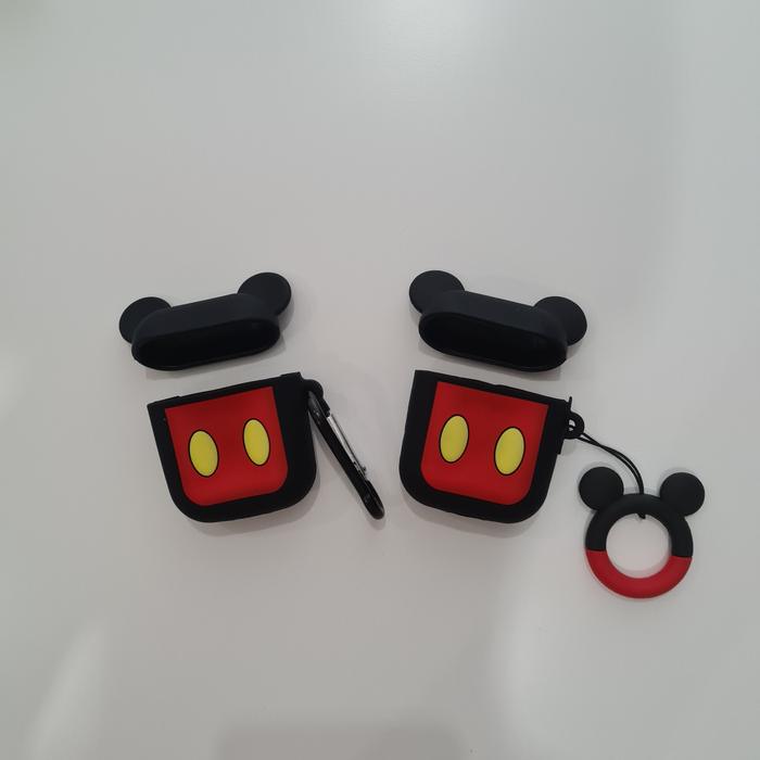 Gambar CASE APPLE AIRPODS 1 2 CARTOON DISNEY KARTUN FREE HOOK ATAU RING - Mickey, Hook (Besi) dari Macbook.stuff undefined Tokopedia
