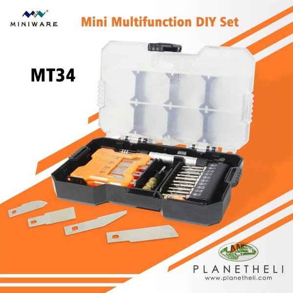 Gambar MINI MT34 34 in 1 Multifunction DIY Repair Screwdriver Tool Set Hand dari Taner's undefined Tokopedia
