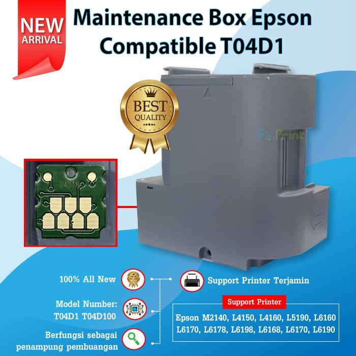Gambar Maintenance Box T04D1 Printer Epson L4150 L4160 L5190 L6160 L6170 6190 - Compatible dari FixPrint Jakarta undefined Tokopedia
