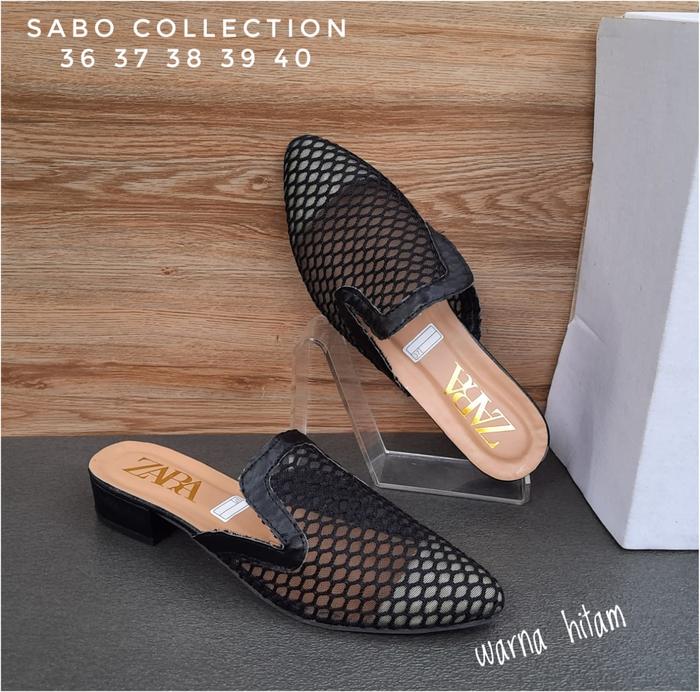 Gambar [HARGA PROMO] Sandal Heels Wanita Zara Premium ORIGINAL - Hitam, 37 dari Syirrel Online Shop undefined Tokopedia