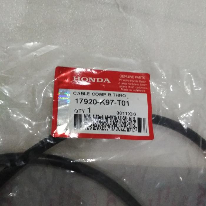 Gambar Kabel Gas Cable Comp B Throttle PCX 150 K97 PCX Hybrid 17920K97T01 dari Dickstar shop undefined Tokopedia