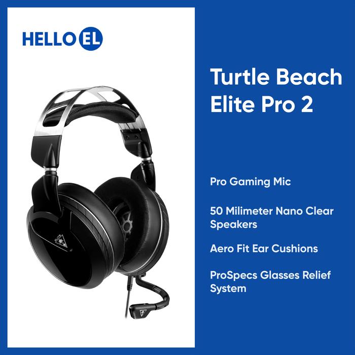 Gambar Turtle Beach Elite Pro 2 Gaming Headset - Hitam dari Hello El Official undefined Tokopedia